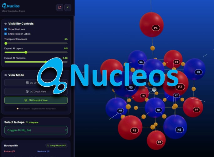 Nucleos 3D Nucleus Visualization App